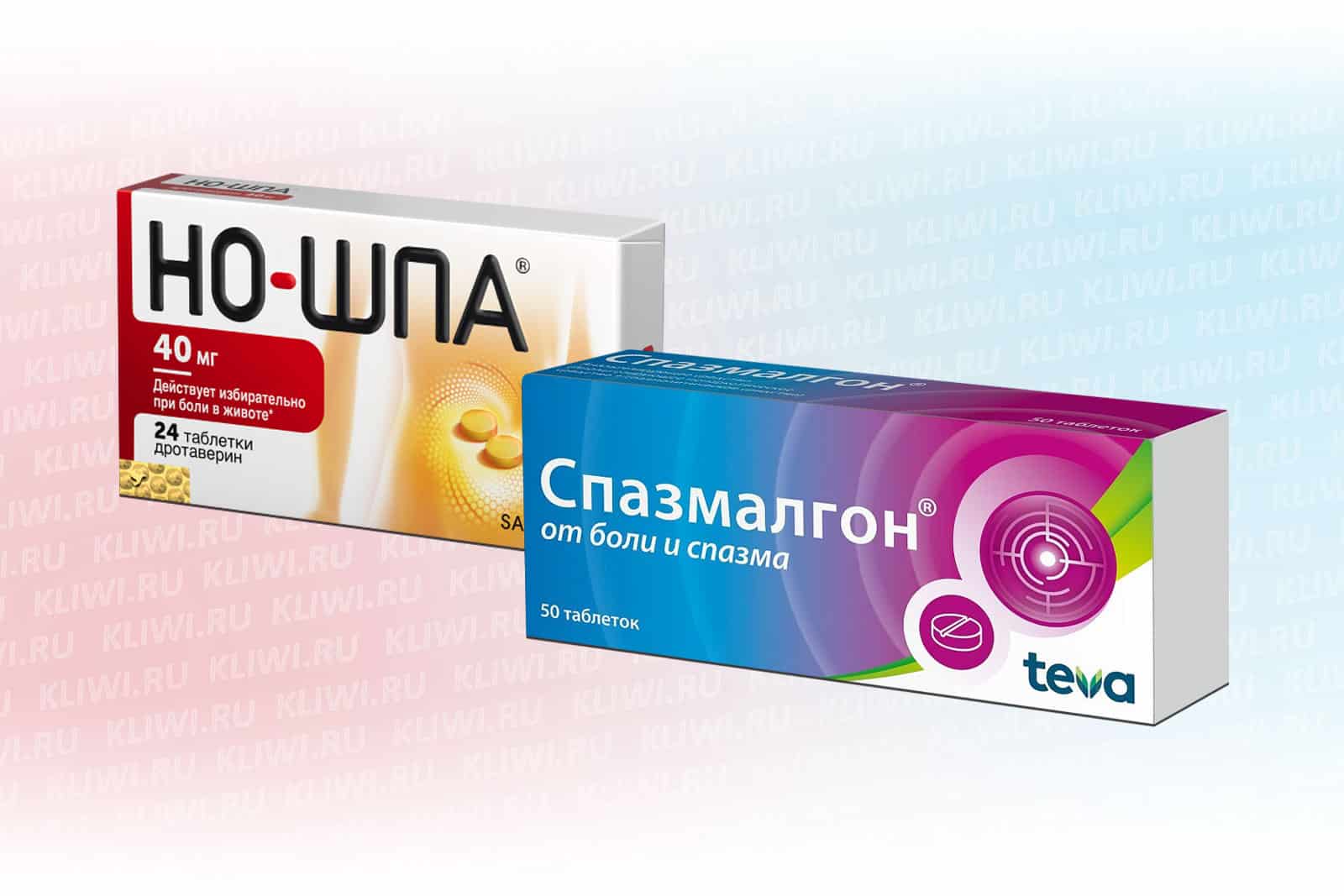 Но-Шпа и Спазмалгон