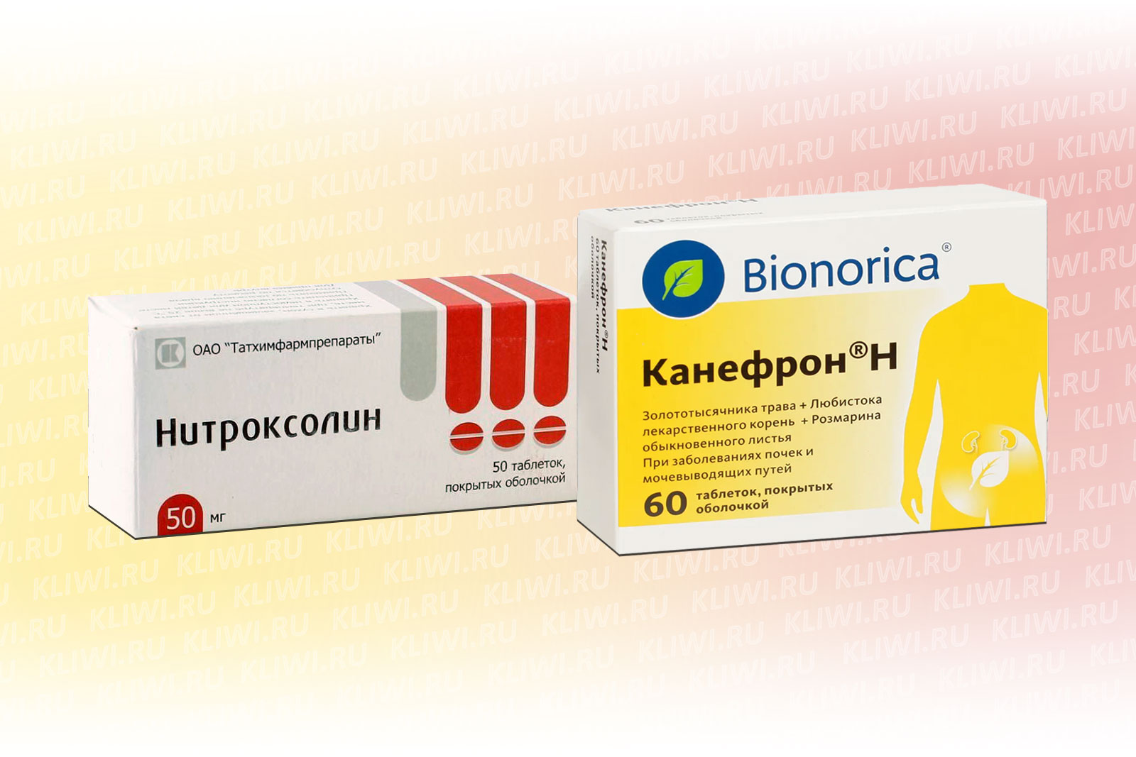 Нитроксолин и Канефрон
