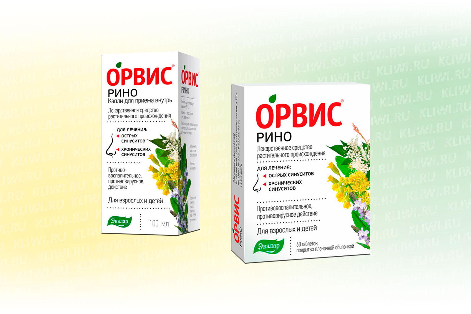 Капли и таблетки Орвис Рино